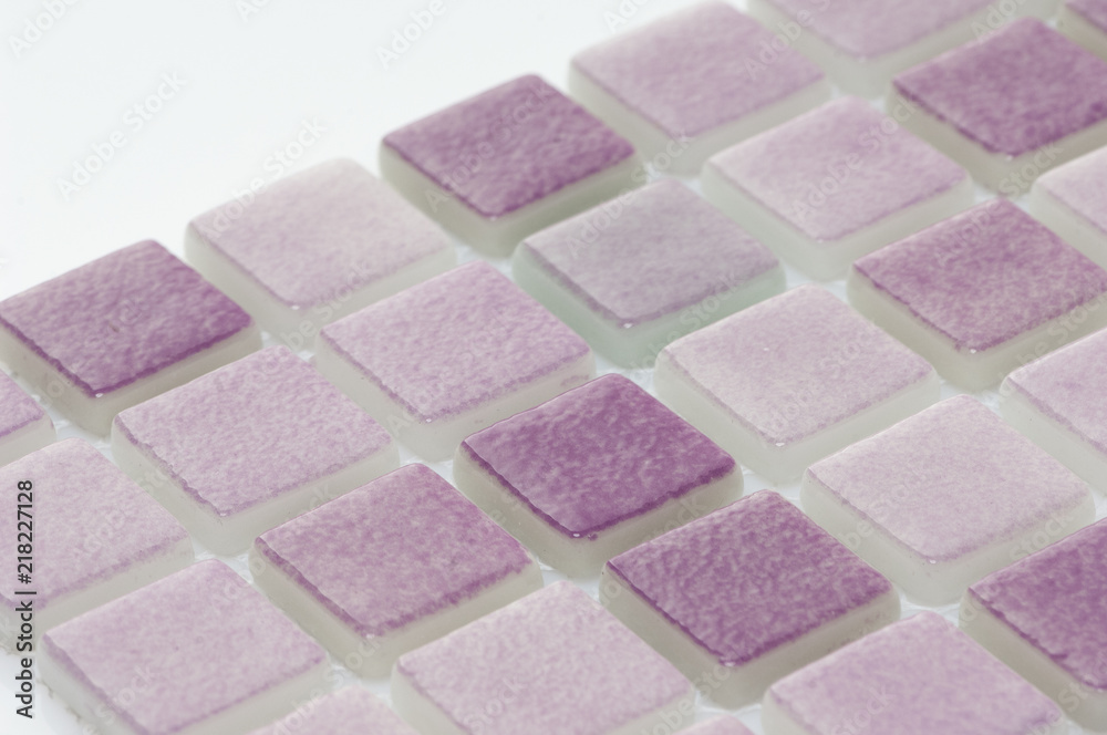 little purple ceramic tile, macro shooting, majolica. for the catalog little purple ceramic tile, macro shooting, majolica. for the catalog