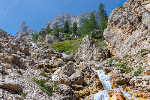 mountain stream in the Italian Alps