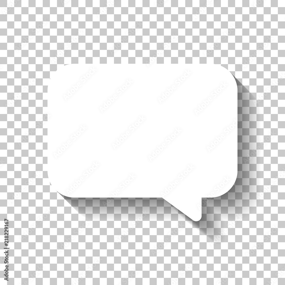 Simple text cloud. White icon with shadow on transparent backgro Simple text cloud. White icon with shadow on transparent backgro