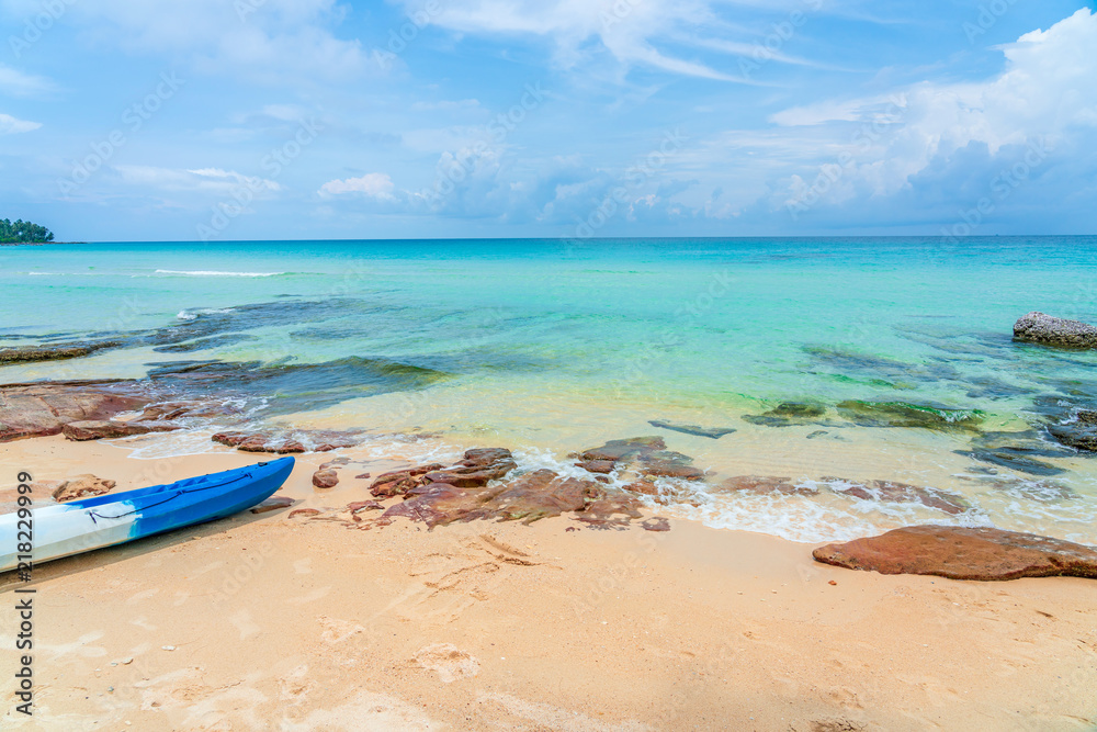 Beautiful Tropical Beach blue ocean background Summer view Sunshine at Sand and Sea Asia Beach Thailand Destinations Beautiful Tropical Beach blue ocean background Summer view Sunshine at Sand and Sea Asia Beach Thailand Destinations