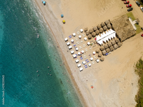 Beach at Pyrgos Chiliadous ...