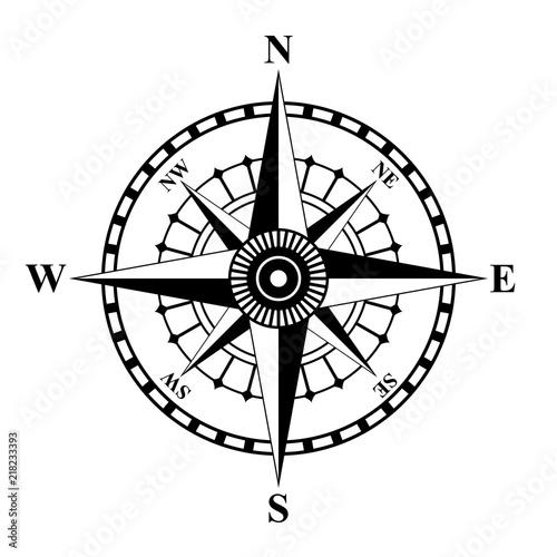 Compass Rose Vector