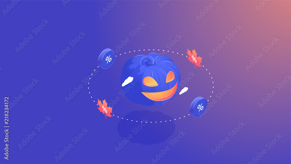 Obraz premium Discount sale concept. Vector illustration