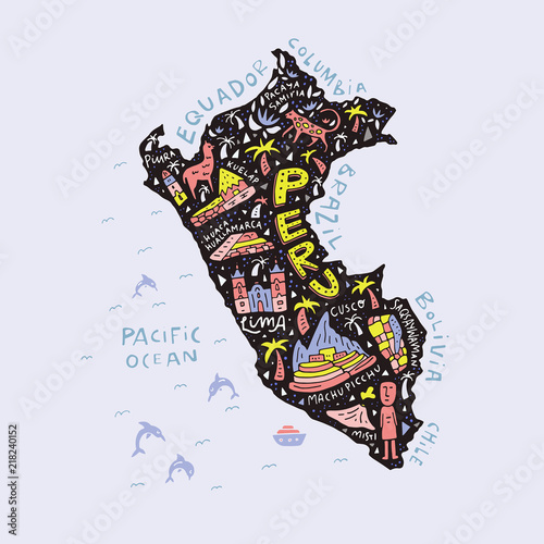 Map of Peru