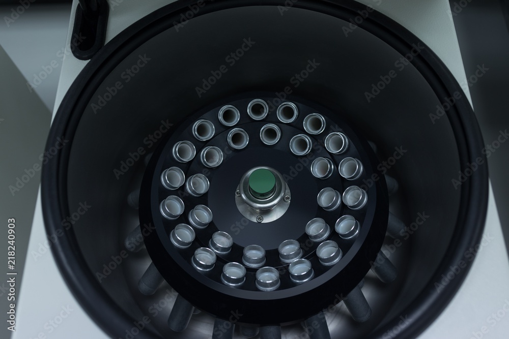 Refrigerated centrifuge machine in blood bank Refrigerated centrifuge machine in blood bank