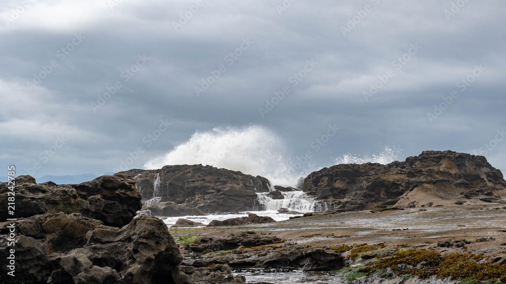 Ocean Waterfall