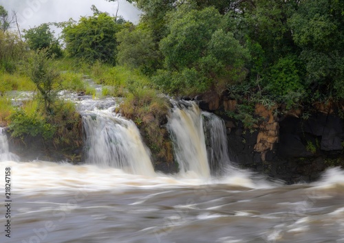 Victoria Falls between Zambia and Zimbabwe