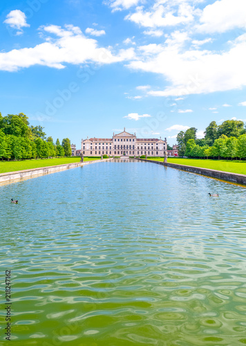The Venetian villas on the banks of the river Brenta