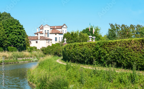 The Venetian villas on the banks of the river Brenta