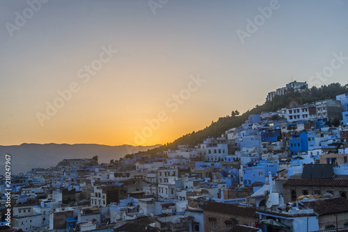 Chaouen (Chefchaouen) blue city of morocco © RAHMAOUI