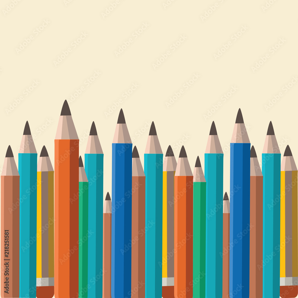 pencils background vector illustration pencils background vector illustration