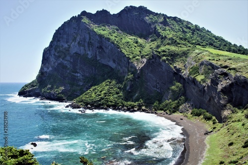 Seongsan Ilchulbong tuff cone in Jeju, Korea