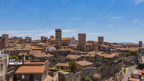 View of the Town of Tarquinia, Italy photo