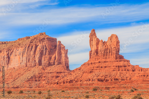 Rock formation at Monument Valley