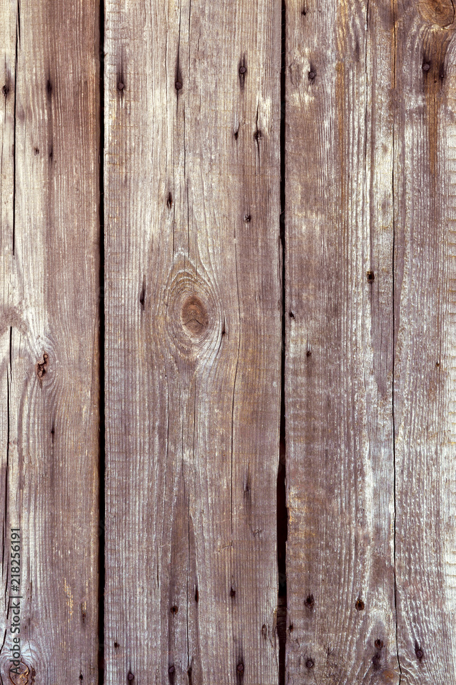Fototapeta premium the texture of old boards with a natural pattern. Wooden background.