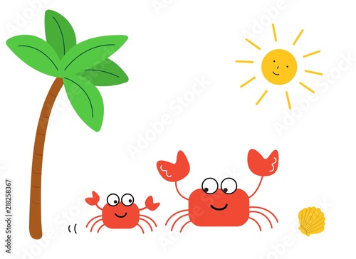 happy crabs under the sun 