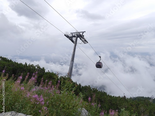 tatry wysokie.kolejka linowa na łomnicę