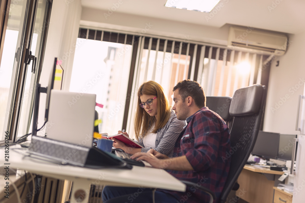 Working in a software developing company Working in a software developing company