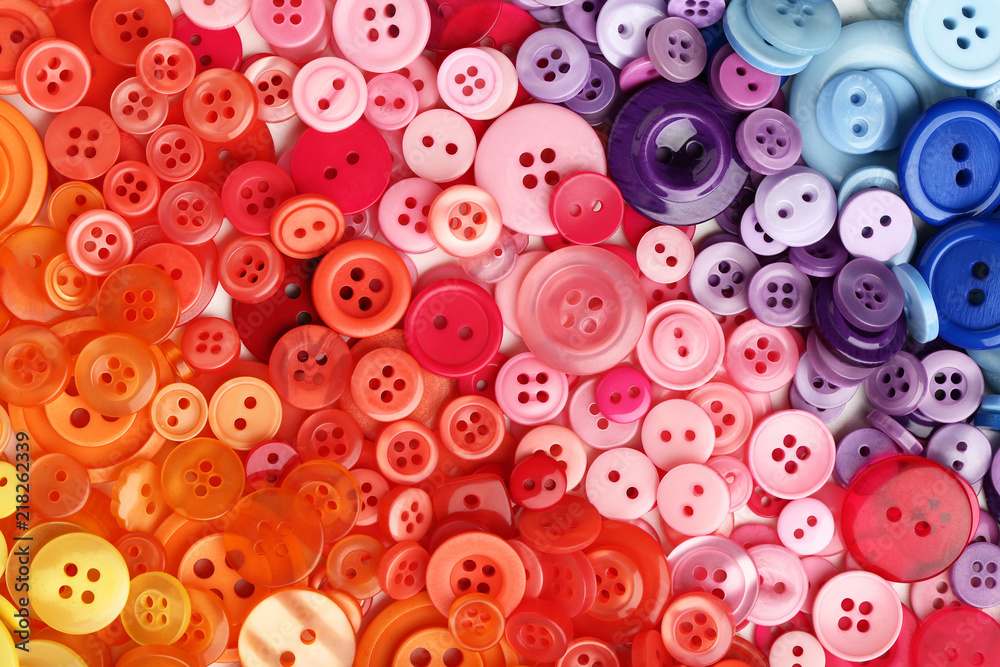 Colorful sewing buttons background Colorful sewing buttons background