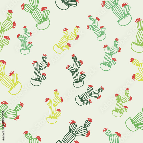 cactus de colores fondo gris