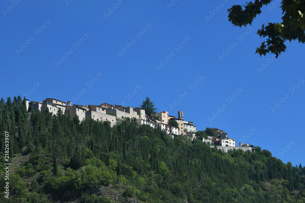 Naklejka premium Medieval Village in the Italian Apennine Mountains