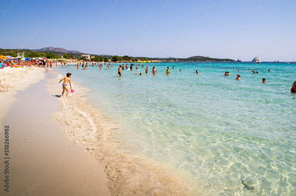 Plage de Reina Bianca en Sardaigne