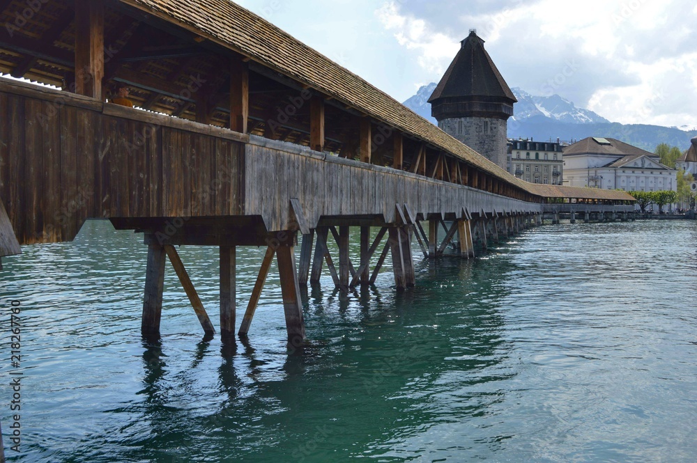 Chapel Bridge, Luzern, Switzerland