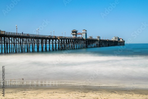 Calm Water at Oceanside Pier, California