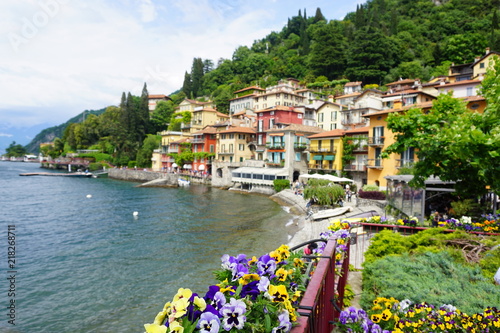 como lake varenna lecco bergamo italy lombardy alps