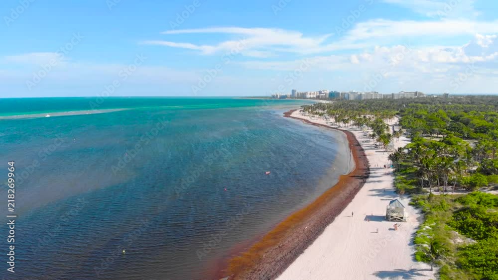 A wonderful high up shot of the Northern Miami beach, a beautiful drone shot. A wonderful high up shot of the Northern Miami beach, a beautiful drone shot.