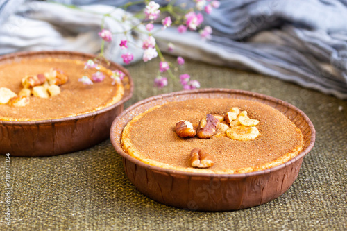 Autumn Cinnimon Tarts in the Late Summer Sunlight photo