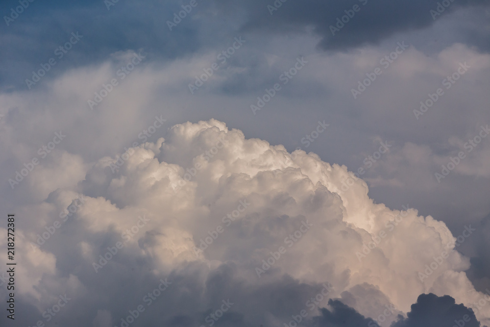 Blue sky background with clouds in summer day Blue sky background with clouds in summer day