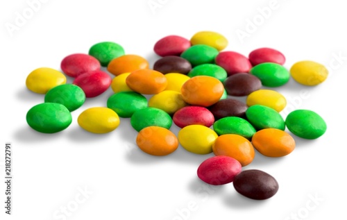 Colorful Chocolate Coated Candies