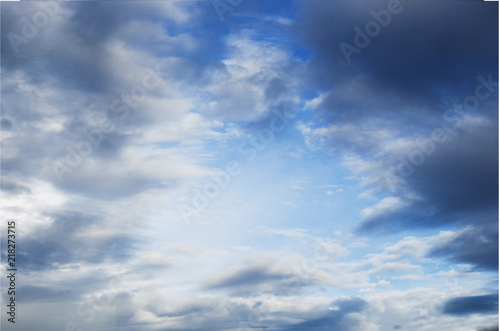 Blue sky background