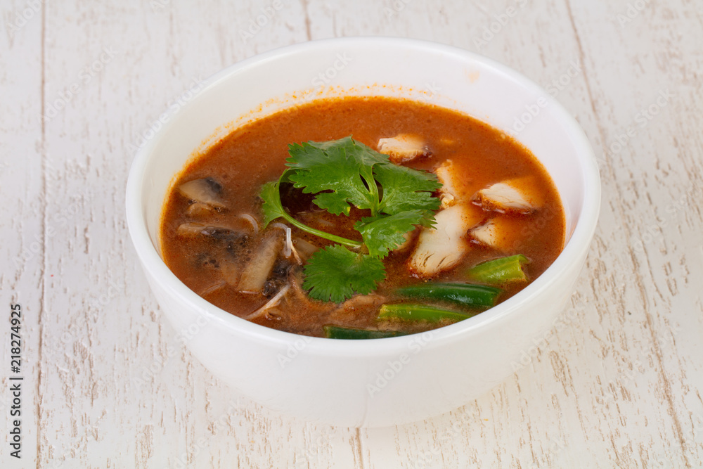 Tom yam soup Tom yam soup