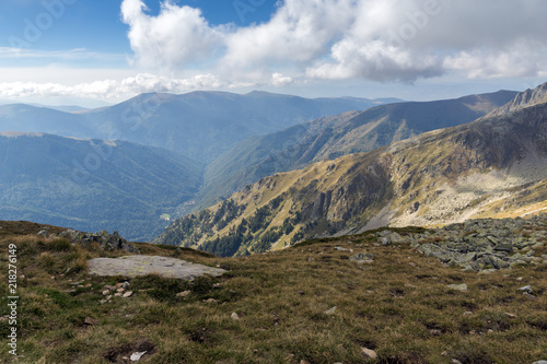 Amazing Landscape from Malyovitsa peak, Rila Mountain, Bulgaria