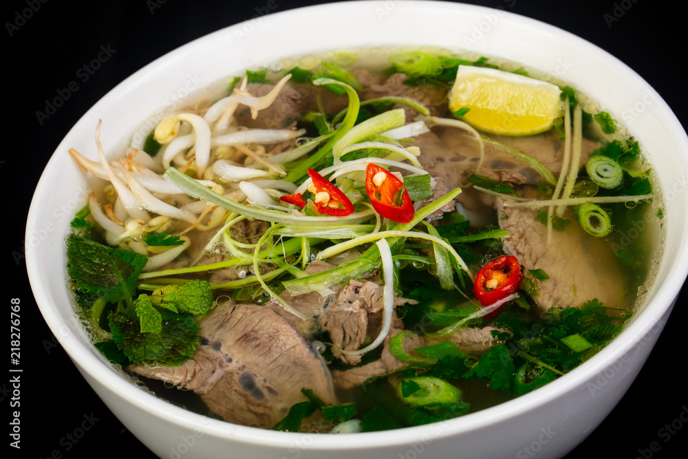 Vietnamese cuisine Pho Bo soup Vietnamese cuisine Pho Bo soup