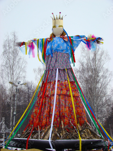 scarecrow on Maslenitsa