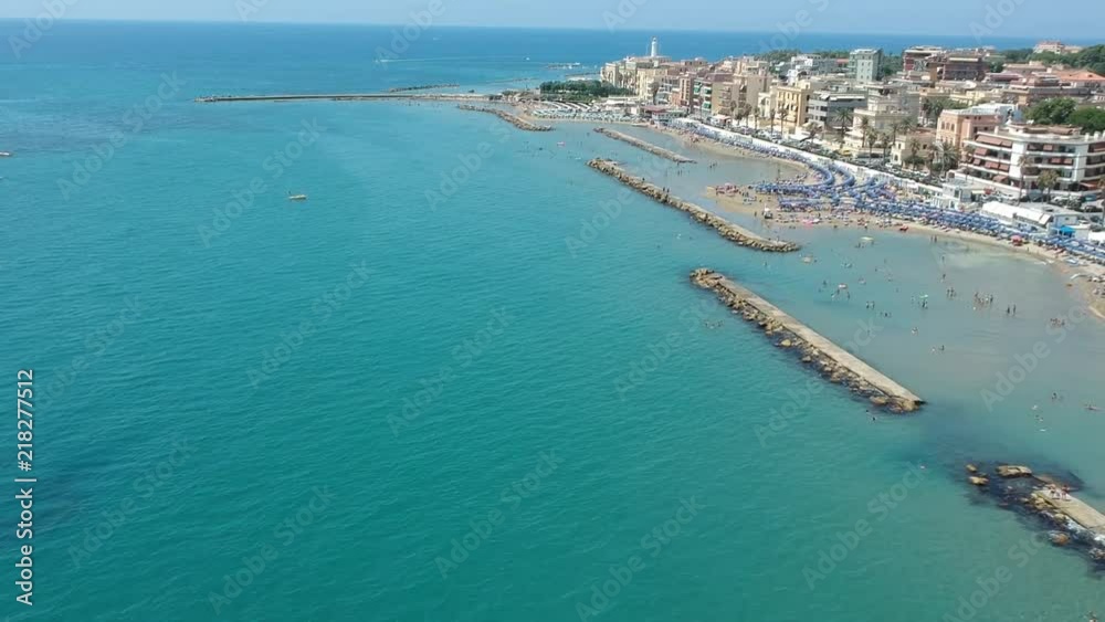 Aerial shots over sea Aerial shots over sea