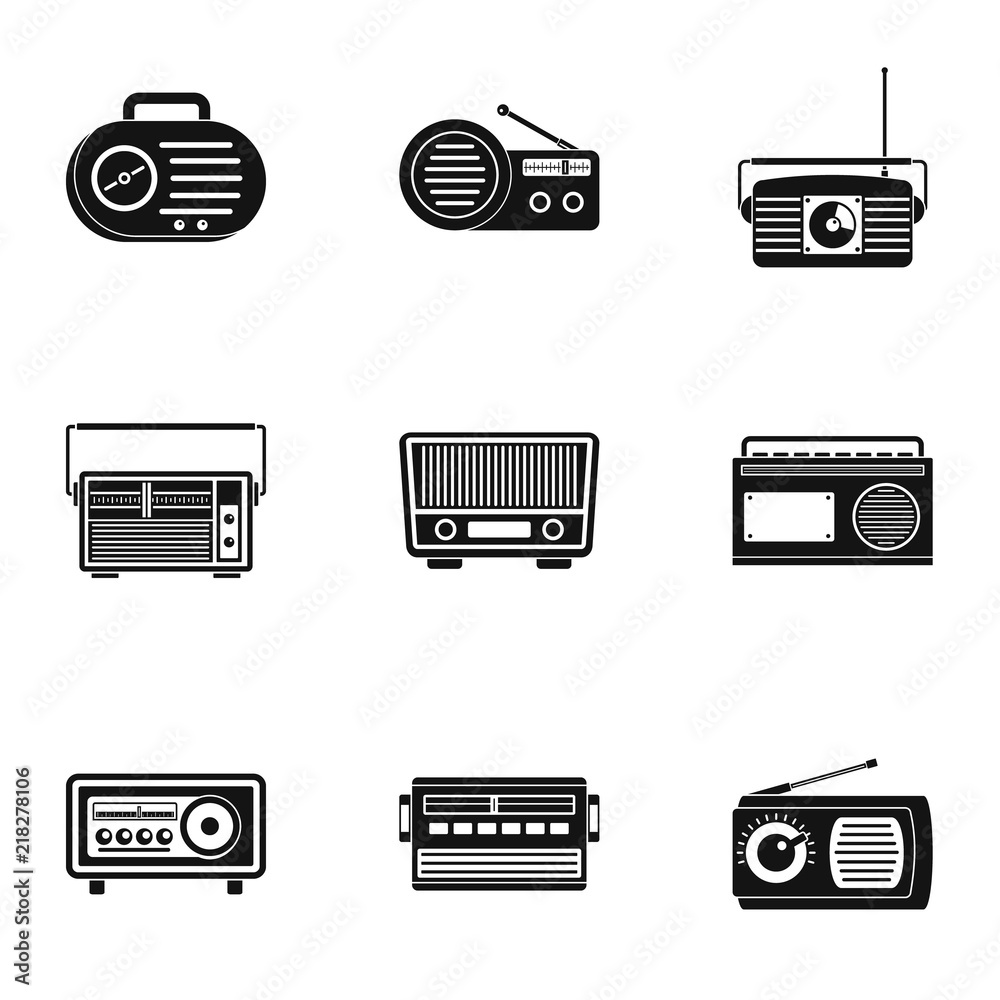 Secular icons set. Simple set of 9 secular vector icons for web isolated on white background Secular icons set. Simple set of 9 secular vector icons for web isolated on white background