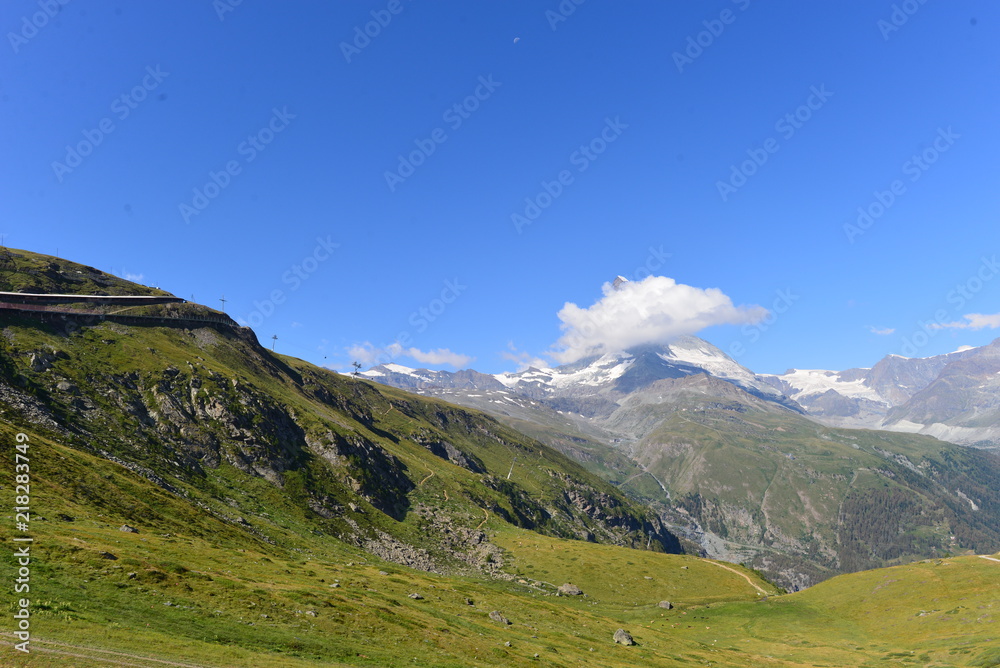 Zermatt - Bergmassiv in den Walliser Alpen