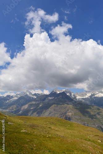 Zermatt - Bergstation Riffelberg in den Walliser Alpen 