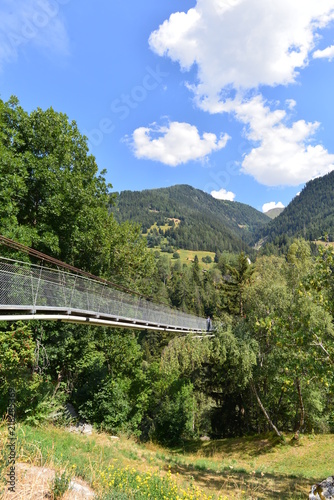 Goms Bridge – Spektakuläre Hängebrücke im Wallis photo