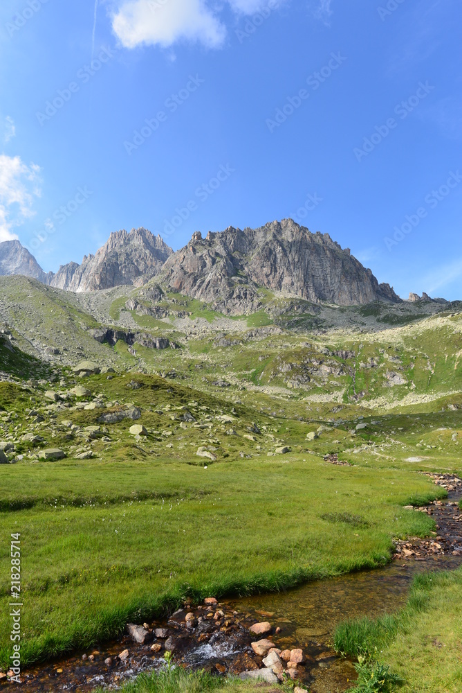 Klein Furkahorn in den Urner Alpen Kanto Wallis und Uri 