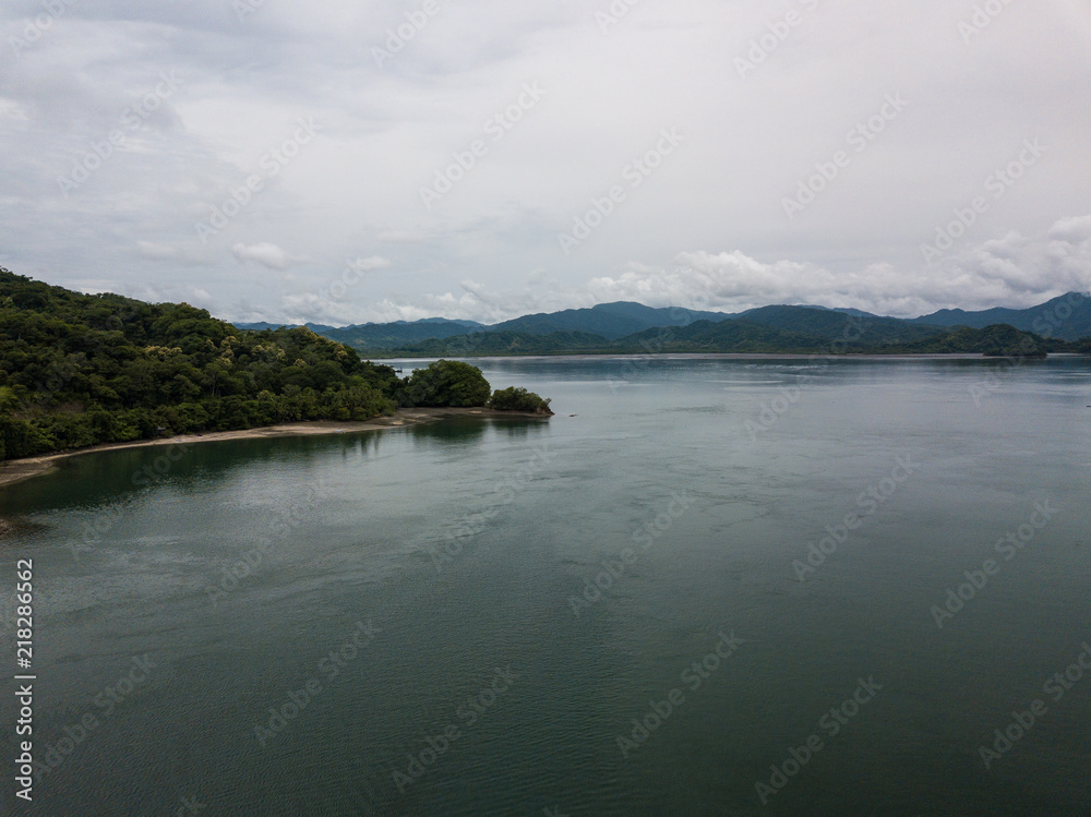 Entrance to one of the many hidden bays and inlets off the Gulf of ...