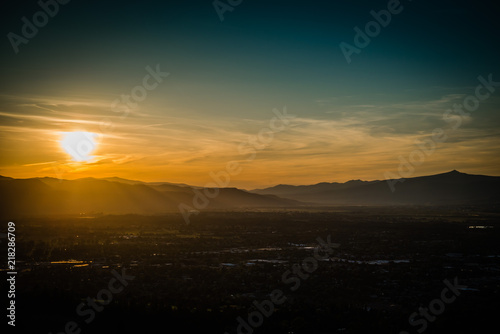 Sunset Over Missoula