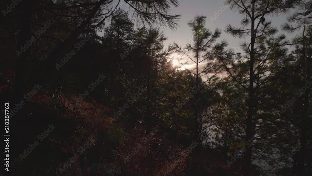 Beautiful morning hike around a lake at sunrise, with breathtaking views and a peaceful atmosphere. Beautiful morning hike around a lake at sunrise, with breathtaking views and a peaceful atmosphere.