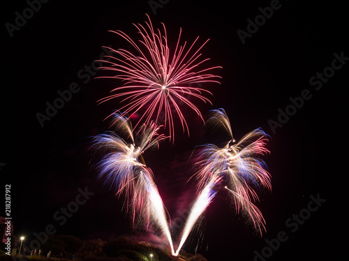 Feux d'artifices les Minimes La Rochelle Charente Maritime France