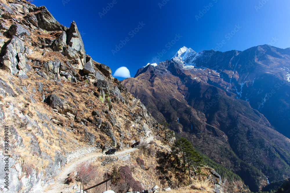 Naklejka premium Amazing mountains on Himalayas.