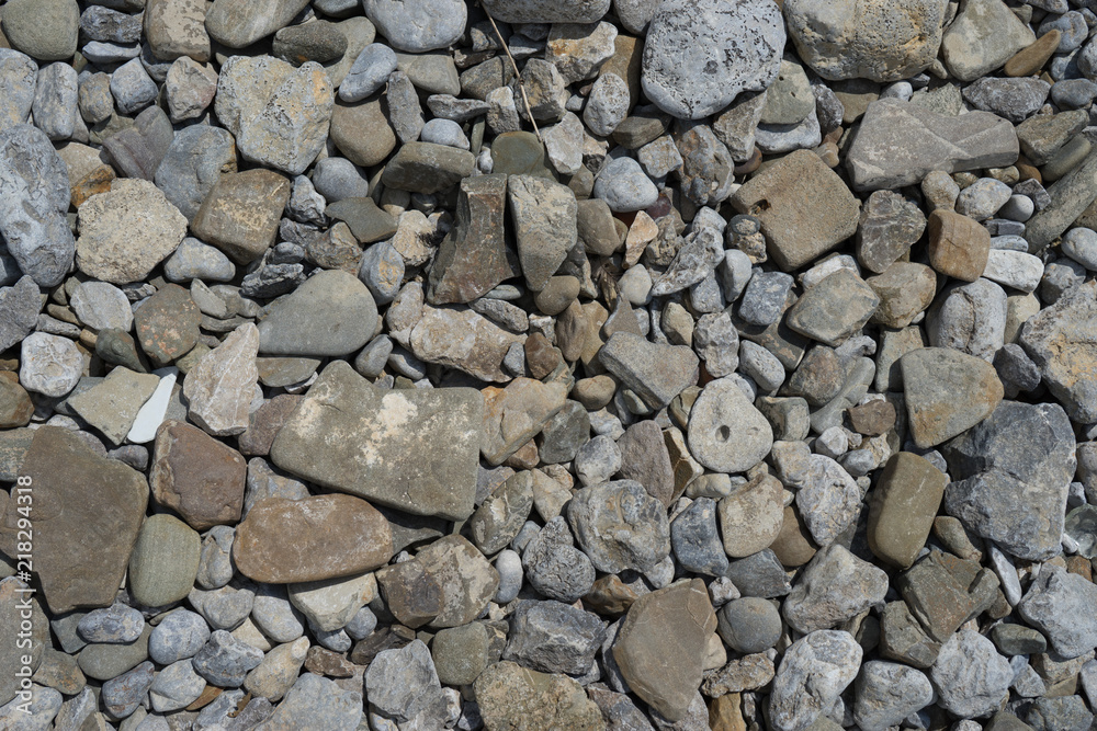 Natural background of stones of different sizes of gray. Natural background of stones of different sizes of gray.